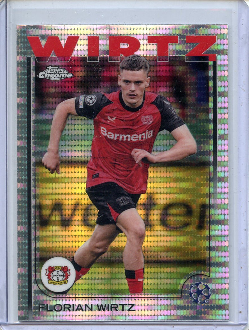 2024-25 Topps Chrome UEFA Club Comps Florian Wirtz Pulsar