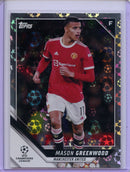 2021-22 Topps UEFA Champions League Mason Greenwood Starball