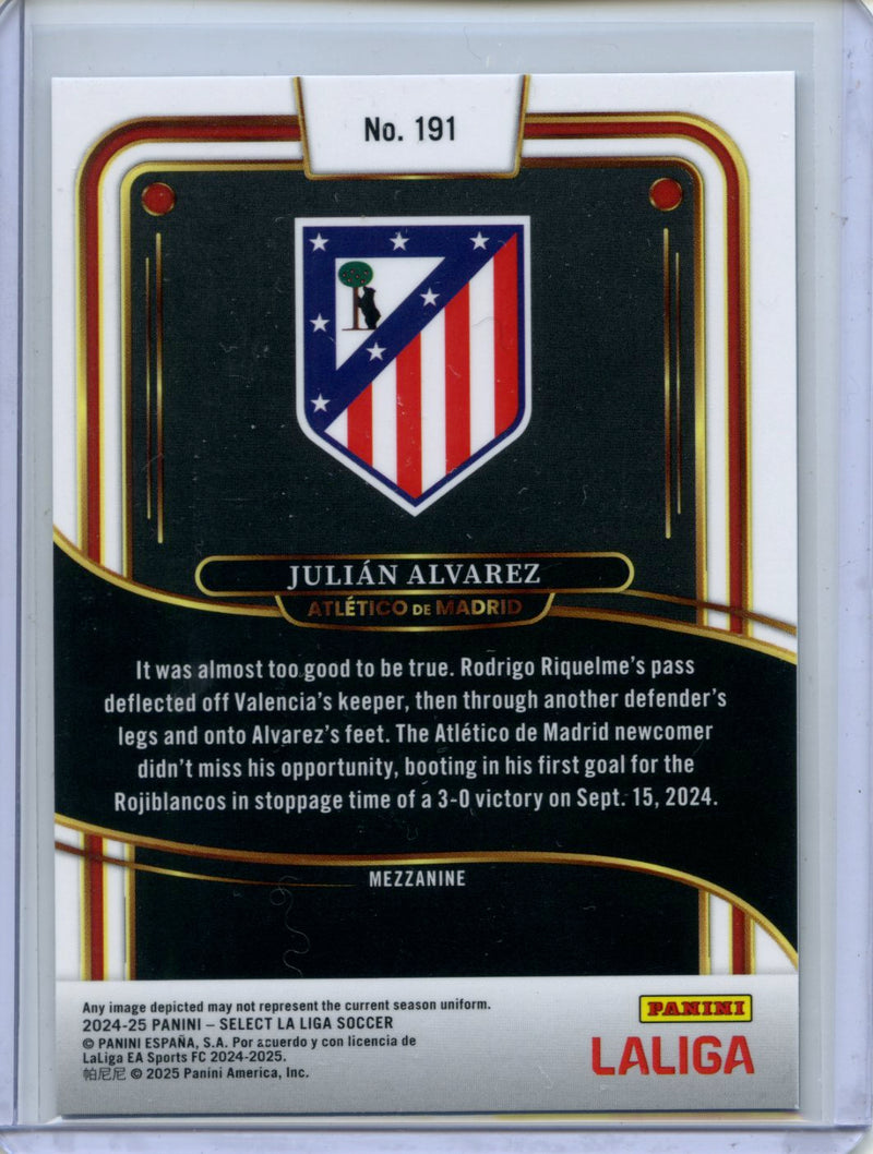 2024-25 Panini Select La Liga Julian Alvarez Mezzanine
