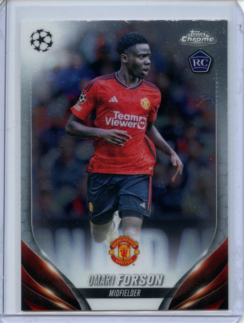 2023-24 Topps Chrome UEFA Omari Forson