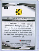 2024-25 Topps Chrome Bundesliga Nico Schlotterbeck Gold 15/50