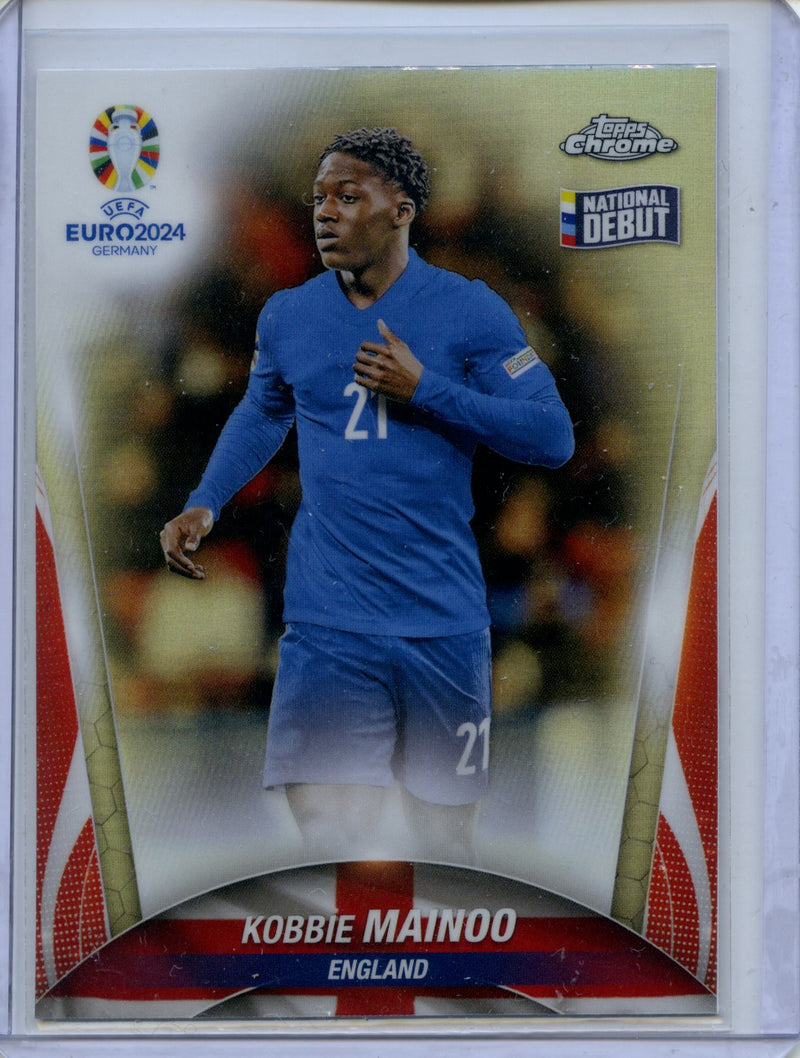 2024 Topps Chrome UEFA Euro Kobbie Mainoo Refractor
