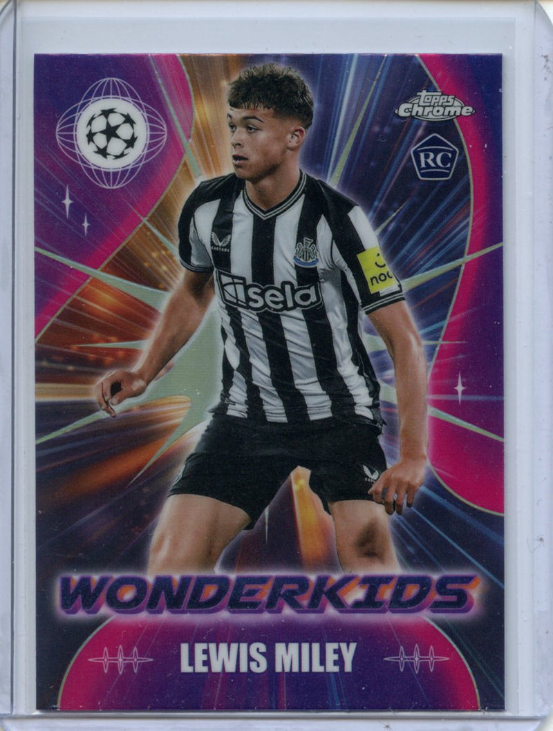 2023-24 Topps Chrome UEFA Lewis Miley Wonderkids