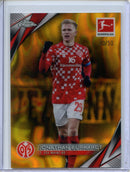 2024-25 Topps Chrome Bundesliga Jonathan Burkardt Gold Lava 30/50