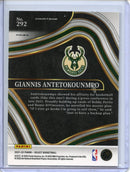2021-22 Panini Select Giannis Antetokounmpo Courtside Shimmer Blue Prizms