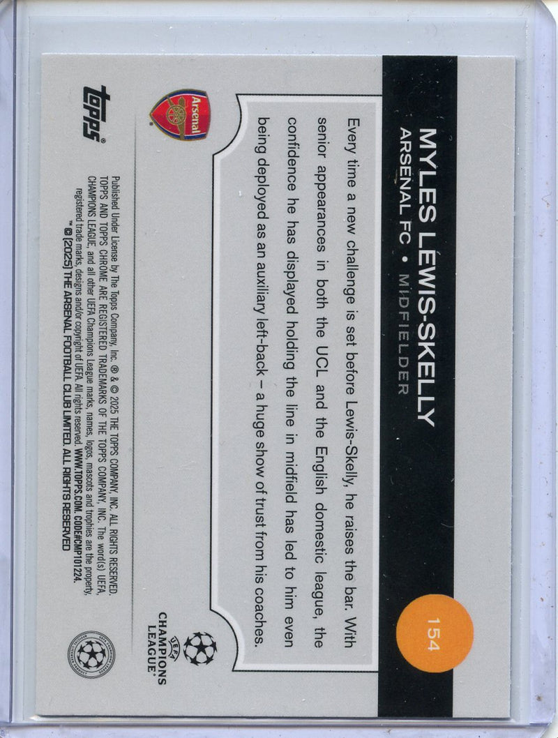 2024-25 Topps Chrome UEFA Club Comps Myles Lewis-Skelly Pulsar