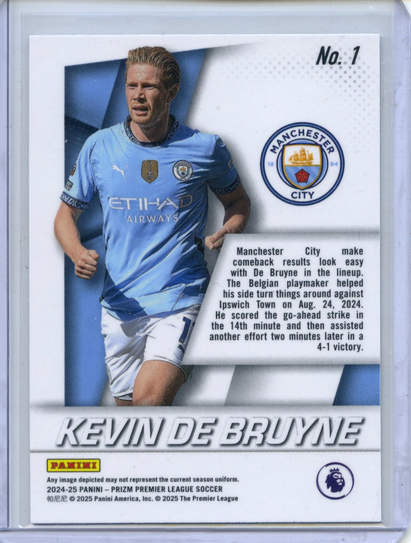 2024-25 Panini Prizm Premier League Kevin De Bruyne Flashback 2014