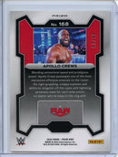 2024 Prizm WWE Apollo Crews Under Card Green Prizm 43/49