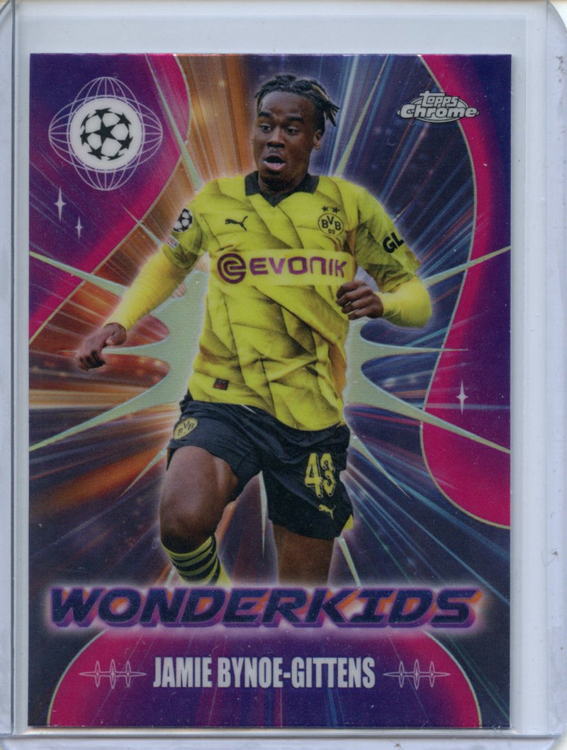 2023-24 Topps Chrome UEFA Jamie Bynoe-Gittens Wonderkids