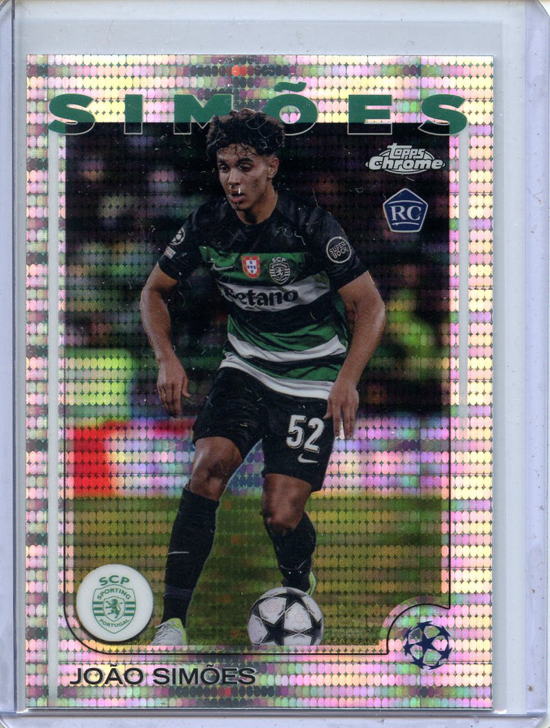 2024-25 Topps Chrome UEFA Club Comps Joao Simoes Pulsar