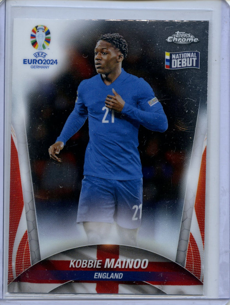 2024 Topps Chrome UEFA Euro Kobbie Mainoo