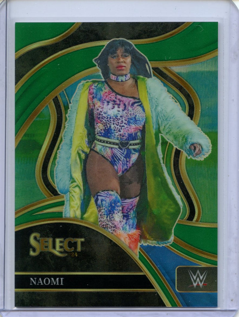 2024 Panini Select WWE Naomi Ringside Green 2/5