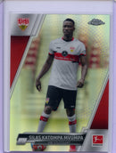 2021-22 Topps Chrome Bundesliga Soccer Silas Katompa Mvumpa Refractor
