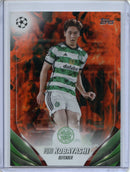 2023-24 Topps UEFA CC Yuki Kobayashi Inferno Foil