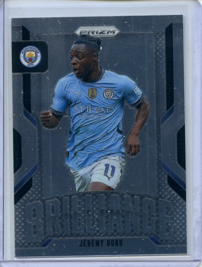 2024-25 Panini Prizm Premier League Jeremy Doku Brilliance