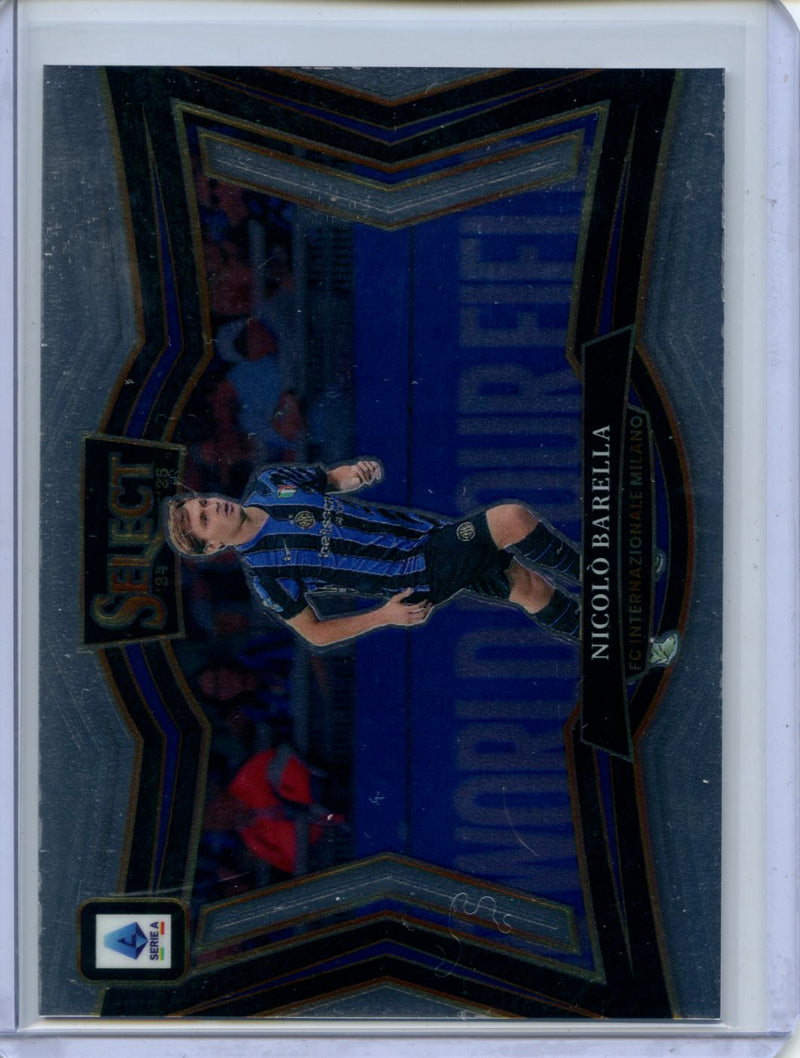 2024-25 Panini Select Serie A Nicolo Barella Field Level