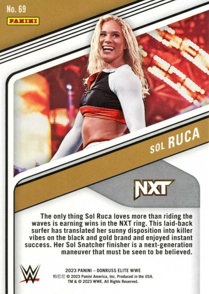 2023 Panini Donruss Elite WWE Sol Ruca