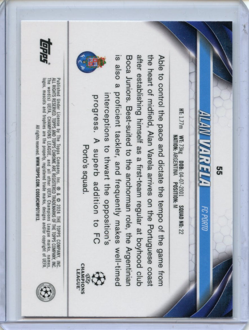 2023-24 Topps Chrome UEFA Alan Varela