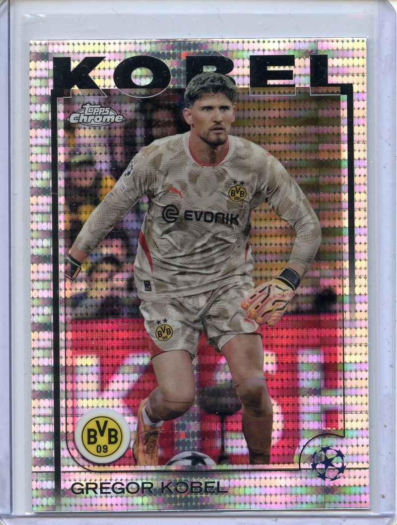 2024-25 Topps Chrome UEFA Club Comps Gregor Kobel Pulsar