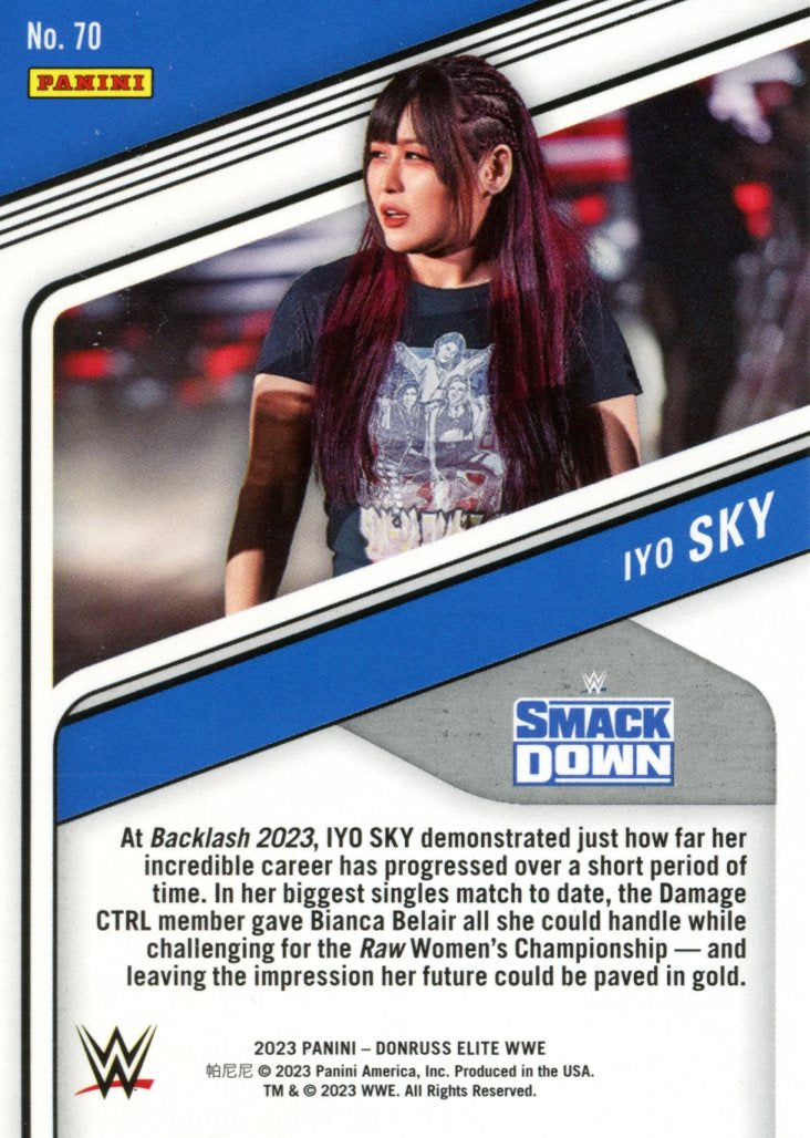 2023 Panini Donruss Elite WWE Iyo Sky