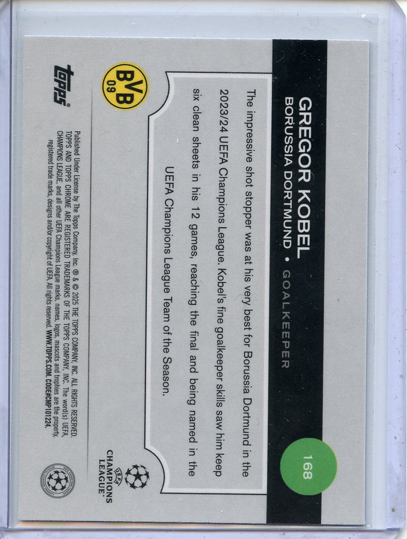 2024-25 Topps Chrome UEFA Club Comps Gregor Kobel Pulsar