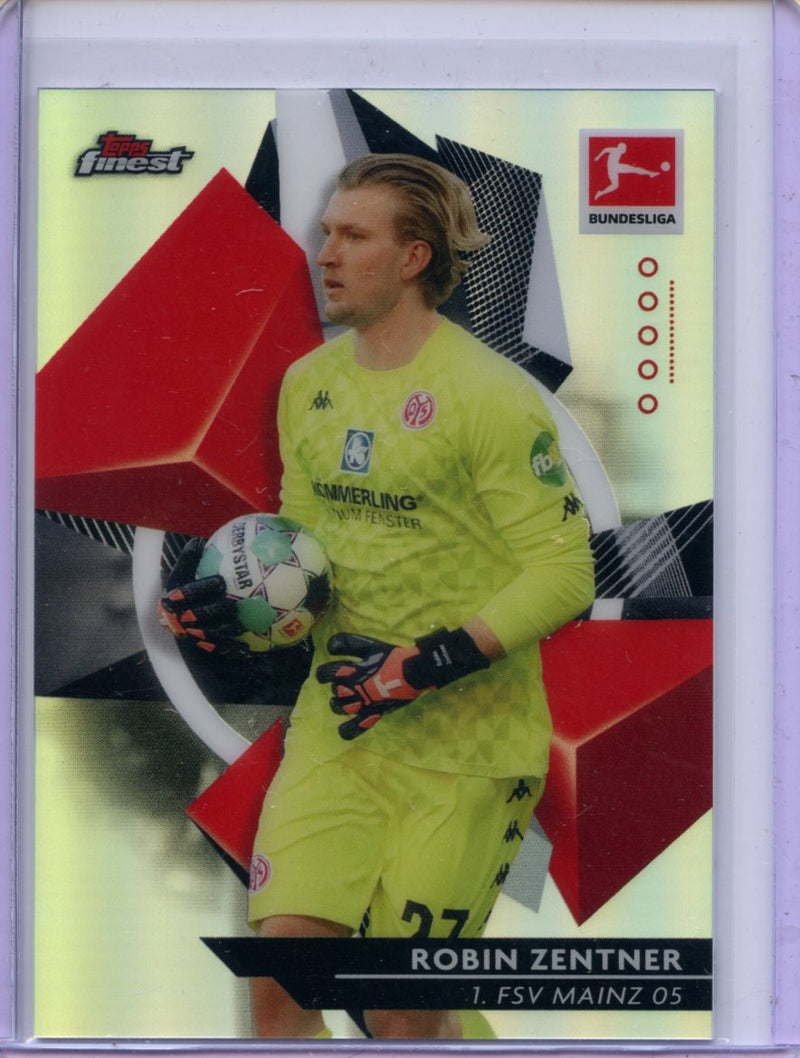 2020-21 Finest Bundesliga Robin Zentner Refractor