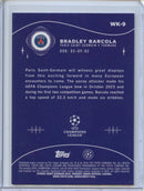 2023-24 Topps Chrome UEFA Bradley Barcola Wonderkids