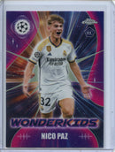 2023-24 Topps Chrome UEFA Nico Paz Wonderkids
