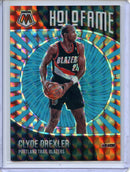 2020-21 Panini Mosaic Clyde Drexler HoloFame Blue Fluorescent 9/15