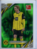 2024-25 Topps Chrome Bundesliga Julian Brandt Green Lava 84/99