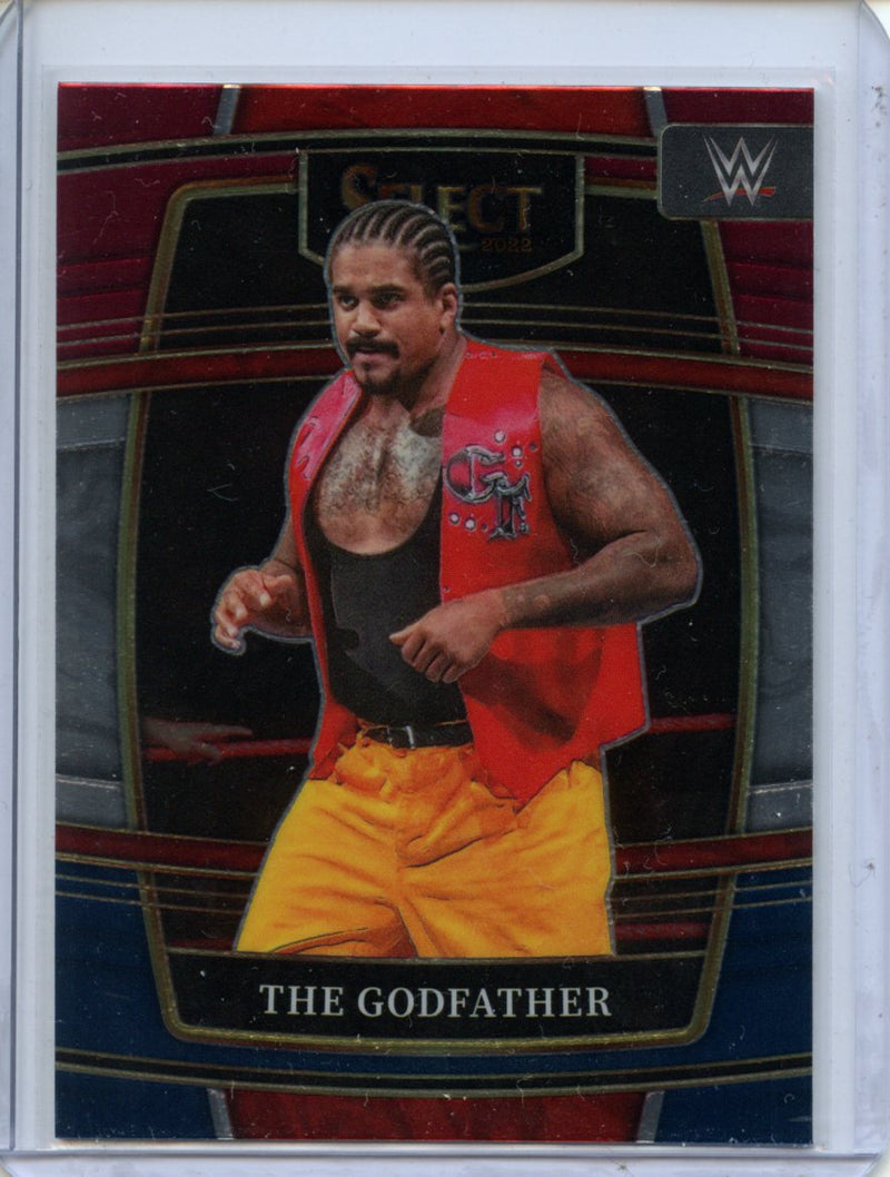 2022 Panini Select WWE The Godfather Concourse Red & Blue