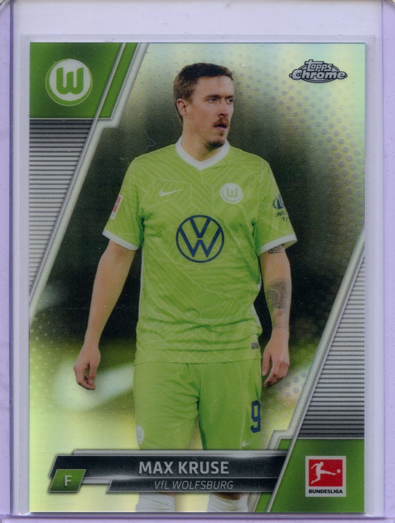 2021-22 Topps Chrome Bundesliga Soccer Max Kruse Refractor