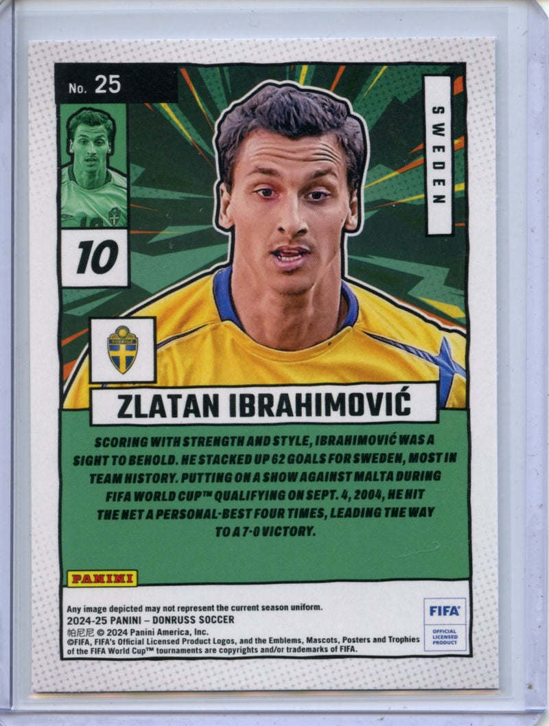 2024-25 Donruss Zlatan Ibrahimovic Net Marvels Silver