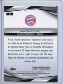 2024-25 Topps Chrome Bundesliga Mathys Tel Green Lava 32/99