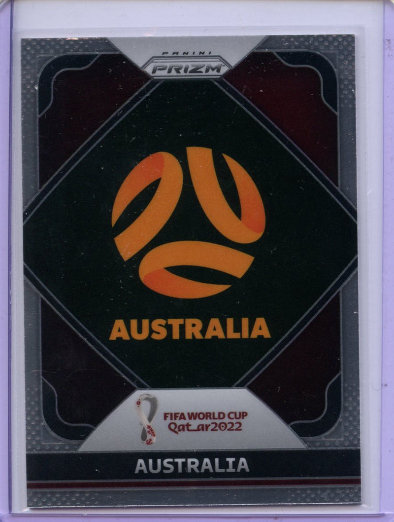 2022 Panini Prizm FIFA World Cup Qatar Australia Team Badges