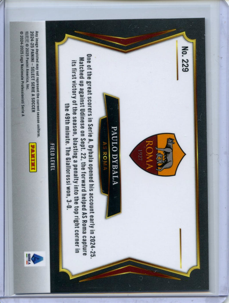 2024-25 Panini Select Serie A Paulo Dybala Field Level
