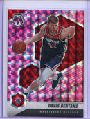 2020-21 Panini Mosaic Davis Bertans Pink Camo