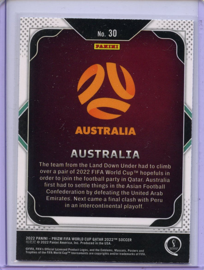 2022 Panini Prizm FIFA World Cup Qatar Australia Team Badges