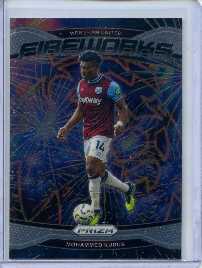 2024-25 Panini Prizm Premier League Mohammed Kudus Fireworks