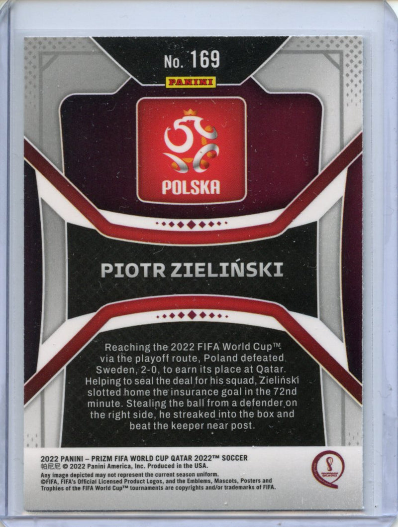 2022 Panini Prizm FIFA World Cup Qatar Piotr Zielinski