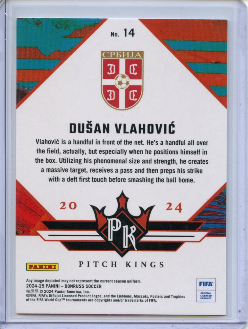 2024-25 Donruss Dusan Vlahovic Pitch Kings Silver