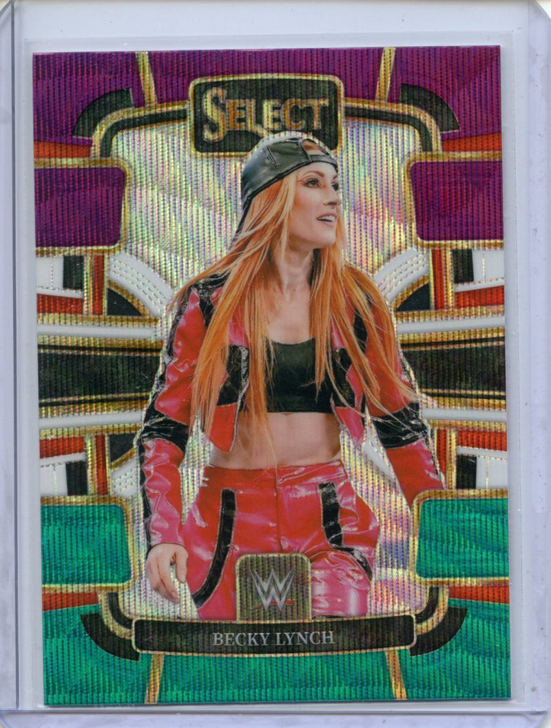 2024 Panini Select WWE Becky Lynch Concourse Tri-Color