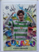 2024-25 Topps Chrome UEFA Club Comps Kyogo Furuhashi Golazo GZ-3