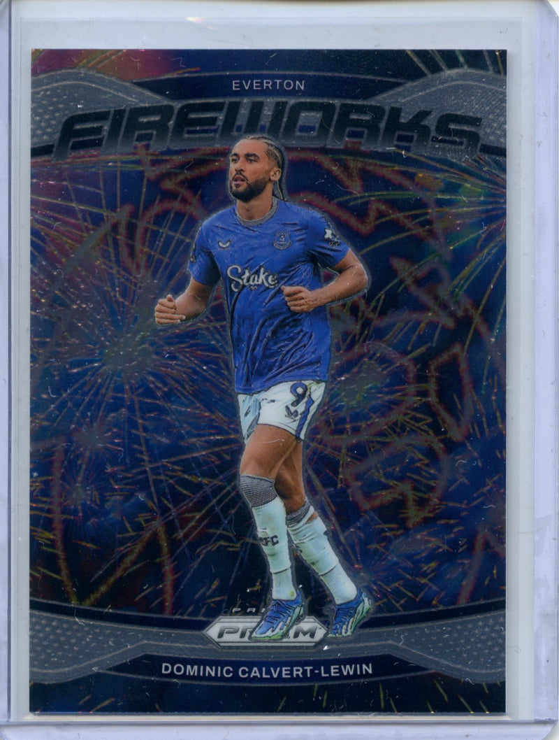 2024-25 Panini Prizm Premier League Domini Calvert-Lewin Fireworks
