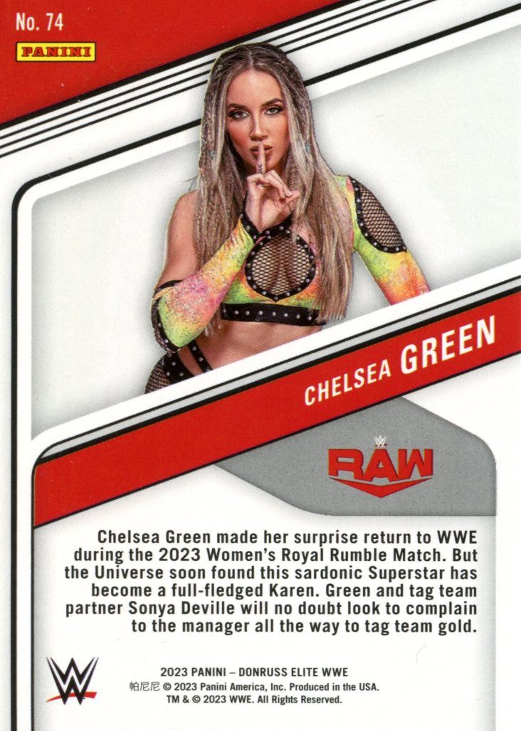 2023 Panini Donruss Elite WWE Chelsea Green