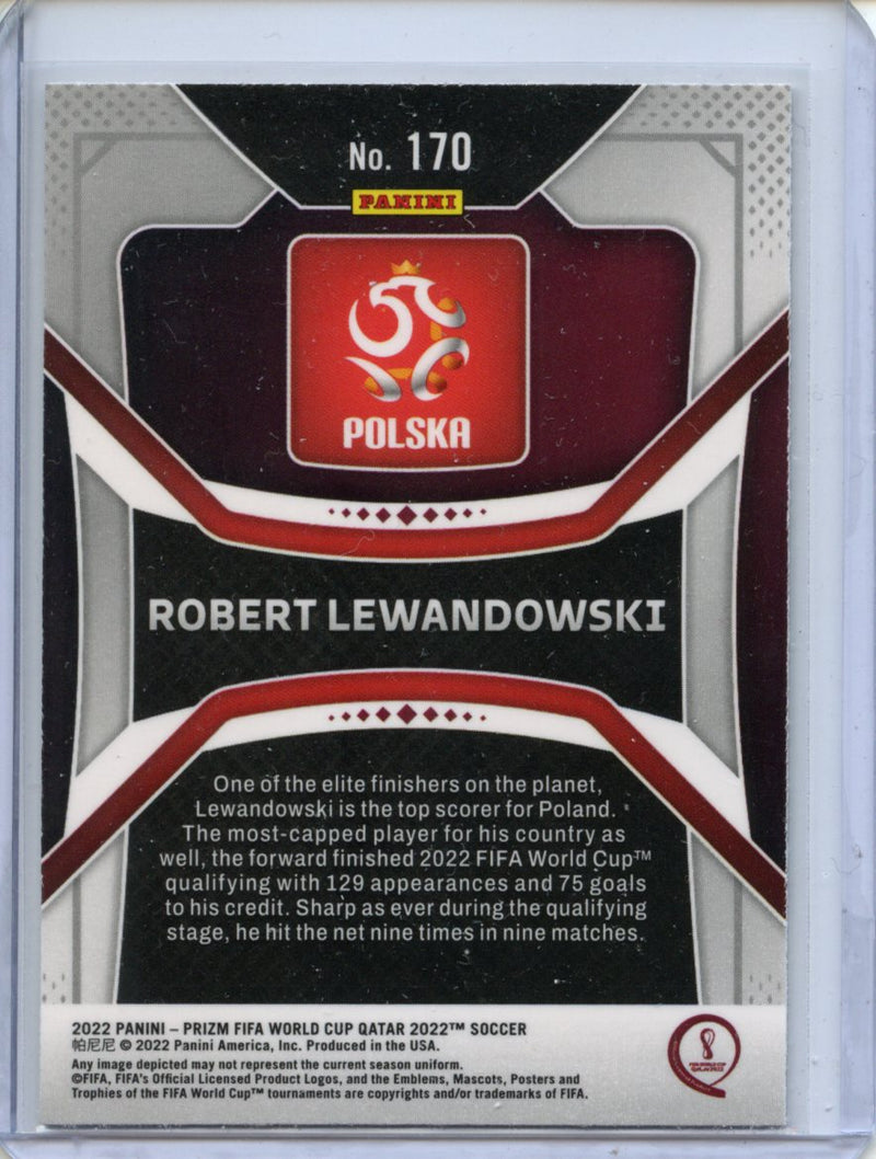 2022 Panini Prizm FIFA World Cup Qatar Robert Lewandowski