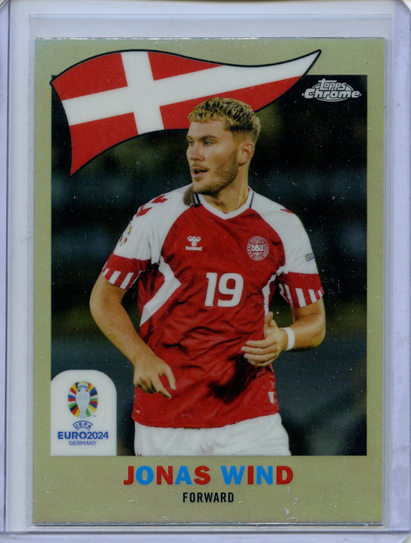 2024 Topps Chrome UEFA Euro Jonas Wind 1960 Topps Chrome