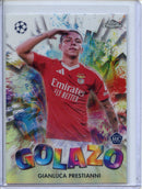2024-25 Topps Chrome UEFA Club Comps Gianluca Prestianni Golazo GZ-5