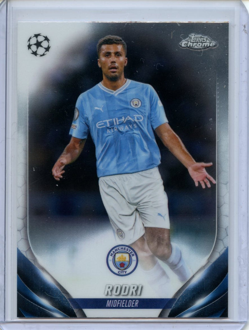 2023-24 Topps Chrome UEFA Rodri