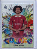 2024-25 Topps Chrome UEFA Club Comps Jayden Danns Golazo GZ-6